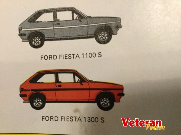 Ford Fiesta mk 1 Kofanger nye sorte 